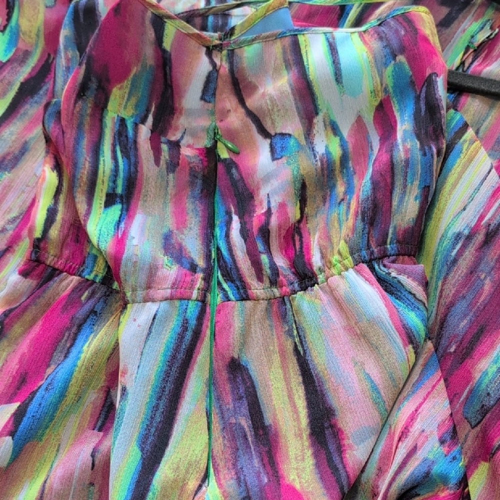 Jack by BB Dakota Colorful Strappy Maxi Dress - Picture 6 of 11
